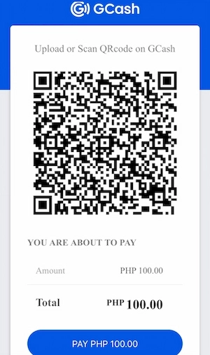 Transaction via bank QR code